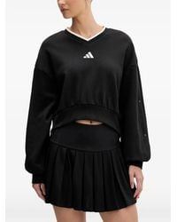 adidas - Stadium Crew V-Neck Sweatshirt - Lyst