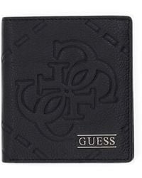Guess - Boston Logo-Embossed Bifold Wallet - Lyst