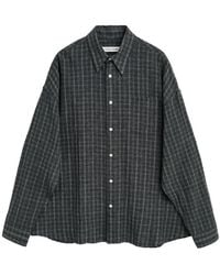 sunflower - Check-Pattern Button-Down Shirt - Lyst