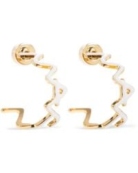 Marni - Zigzag-Hoop Earrings - Lyst