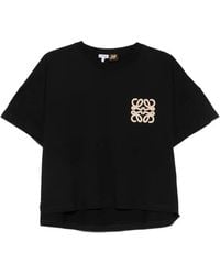 Loewe - Logo Cotton T-Shirt - Lyst
