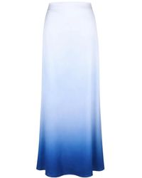 Baobab - Sinai Ombré-Effect Silk Maxi Skirt - Lyst