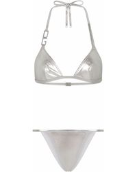 Dolce & Gabbana - Bikini de triángulo con logo DG - Lyst