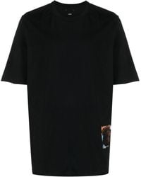 OAMC - T-shirt en coton à détail de patch - Lyst