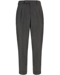 PT Torino - Bundfaltenhose mit Nadelstreifen - Lyst