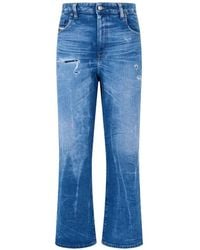 DIESEL - Distressed Flared-Leg Jeans - Lyst