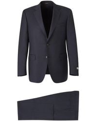 Canali - Checked Two-Piece Suit - Lyst