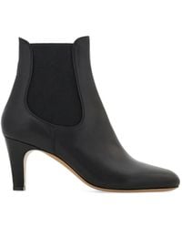 Ferragamo - Mid Heel Chelsea Boots - Lyst