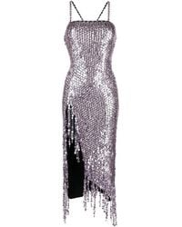 The Attico - Avery Pailette-embellished Midi Dress - Lyst