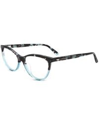 Calvin Klein - Tortoiseshell-Effect Cat-Eye Glasses - Lyst