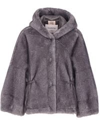 VALENTINI 1972 - Hooded Faux-Fur Coat - Lyst