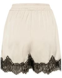 Gestuz - Lalou Lace-Trim Shorts - Lyst