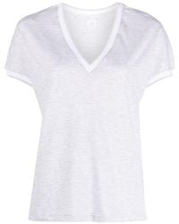 Eleventy - Mélange-effect Cotton T-shirt - Lyst