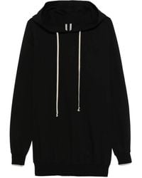 Rick Owens - Relaxed Fit Hoodie With Classic Drawstring - Lyst