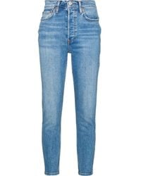 RE/DONE - 90s High-rise Skinny Jeans - Lyst