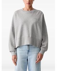 Marc O' Polo - Embroidered-Logo Dropped-Shoulder Sweatshirt - Lyst