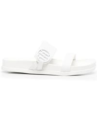 Tommy Hilfiger - Logo-Plaque Moulded Slides - Lyst