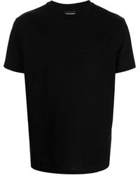 Emporio Armani - T-Shirt mit Rundhalsausschnitt - Lyst
