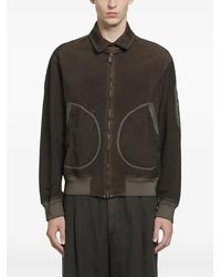 Massimo Osti Studio - Zip-Up Harrington Shirt Jacket - Lyst