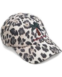Bimba Y Lola - Animal-Pattern Cotton Cap - Lyst