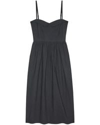 The Great - Verse Sweetheart-Neck Midi Dress - Lyst