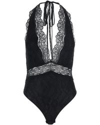 ANDAMANE - Body Florida À Dos Nu Et Empiècements En Dentelle - Lyst