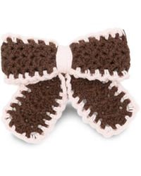 Stine Goya - Crochet-Knit Bow Hair Clip - Lyst