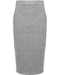 Vince - Cozy Knitted Midi Skirt - Lyst