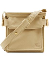 Burberry - Trench Logo-Embroidered Messenger Bag - Lyst