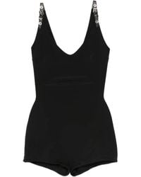 MITILIANE COUTURE - Mono Corto Con Tiras Ajustables - Lyst