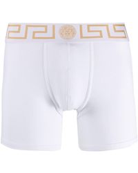 Versace - Shorts mit Greca-Bund - Lyst