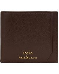 Polo Ralph Lauren - Pebble-Leather Wallet - Lyst