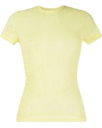 Philipp Plein - Monogram-Pattern Tulle T-Shirt - Lyst