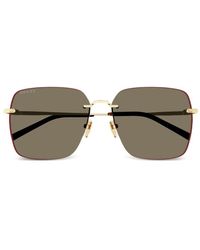 Gucci - Gg1955Sa Square-Frame Sunglasses - Lyst