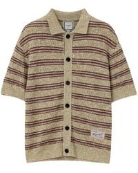 WOOYOUNGMI - Cardigan Rayé À Manches Courtes - Lyst