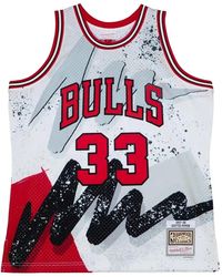 Mitchell & Ness - X Nba Chicago Bulls Scottie Pippen 1997-98 Hyper Hoops Swingman Tank Top - Lyst
