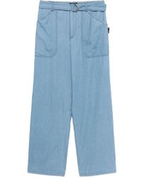 agnès b. - Logo-Patch Pants - Lyst