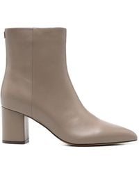 Twinset - Pointed-Toe Leather Ankle Boots - Lyst
