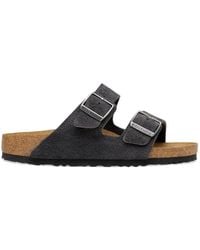 Birkenstock - Arizona Charcoal, Suede Leather - Lyst