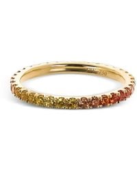 Lisa Nik - 18Kt Ombre Sapphire Ring - Lyst