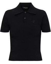 DSquared² - Polo Con Cierre Con Botones - Lyst