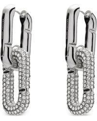 Marc Jacobs - The Pop J-Marc Pavé Drop Earrings - Lyst
