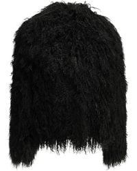 FURECO - Manteau En Peau Lainée - Lyst