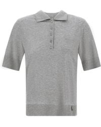 Herno - Gebreid Poloshirt - Lyst