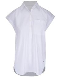 Bogner - Hunter Short-Sleeve Chest-Pocket Blouse - Lyst