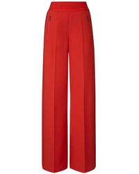 Bogner - Ilvy Logo-Jacquard Piped Wide-Leg Trousers - Lyst