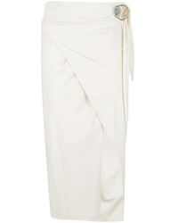 HAMOULET - Embellished Wrap Skirt - Lyst