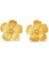 Ottoman Hands - Buttercup Flower Stud Earrings - Lyst