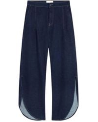 Liviana Conti - Jeans mit Saumschlitz - Lyst