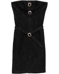 Self-Portrait - バックル ストラップレス ドレス - Lyst